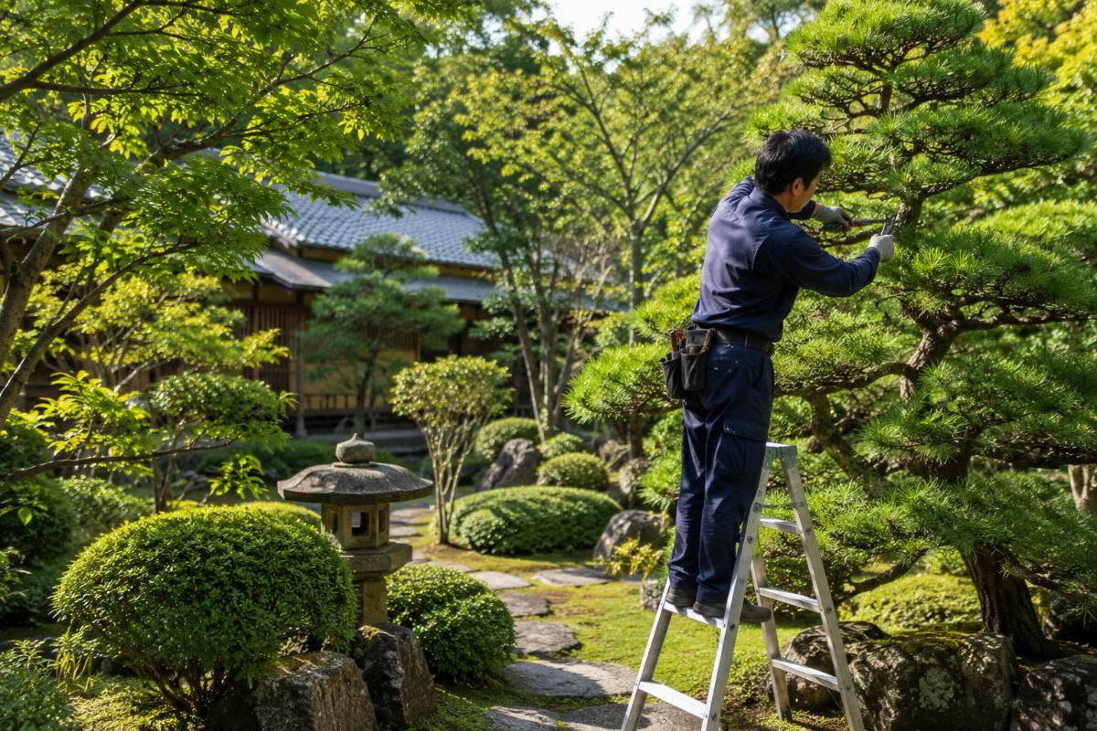 理想の庭を、職人の手でかたちに。の写真